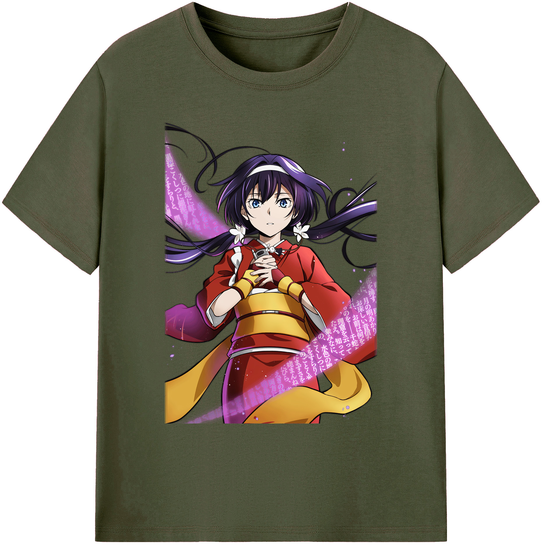 （画像用） 文豪ストレイドッグス Bungo Stray Dogs 綿100％ メンズ半袖Tシャツ｜肌触りやわらか＆通気性